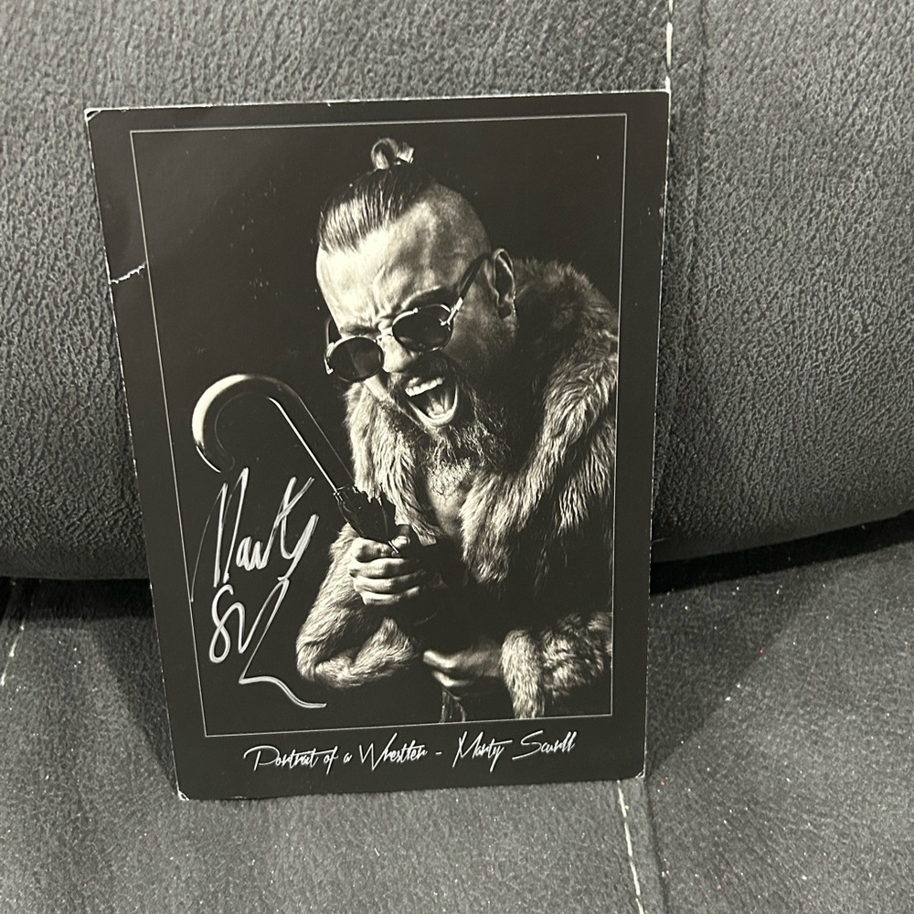 💚2 FOR 25 LISTING SALE💚 Marty Scurll signed sheet! AEW ROH NJPW